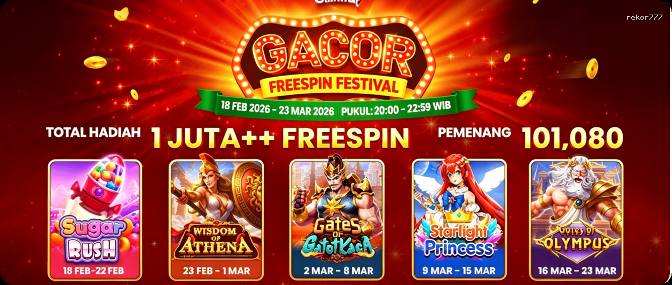 Login rekor777 Sekarang Bonus Melimpah